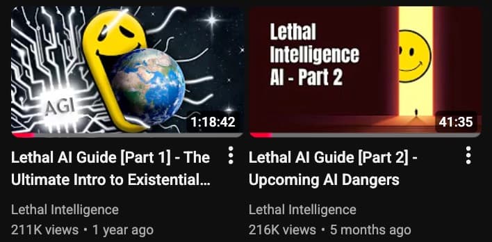 Lethal AI Guide Part 1 and Part 2 thumbnails